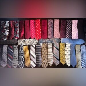 [BULK] 40 Elegant Men's Tie Collection in Various Colors